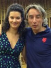 Il Maestro Paolo vivaldi con la traduttrice Catherina