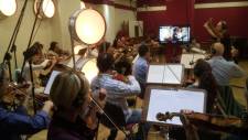Il Direttore Emanuele Bossi dirige la Roma Film Orchestra 1