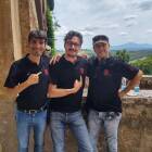 Il Regista Damiano Michieletto ,con Il Direttore Stefano Montanari,e l'assistente Jonathan Santagada