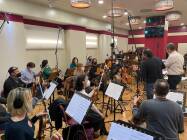 IL M° Andrea Guerra ringrazia la Roma Film Orchestra