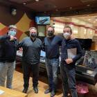 Mario Caporilli , in compagnia del M° Andrea Guerra, Luca Salvadori ,Goffredo Gibellini