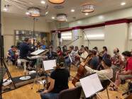 Gli archi della Roma FIlm Orchestra diretti da Alessandro Molinari