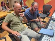 Il Maestro Emanuele Bossi con Giacomo Rendine
