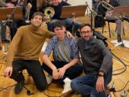 Il Regista ed i Musicisti con i Brass della Roma Film Orchestra