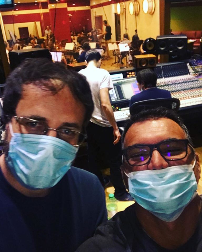 Il Compositore Michele Braga e L' Orchestratore Tommy Caputo